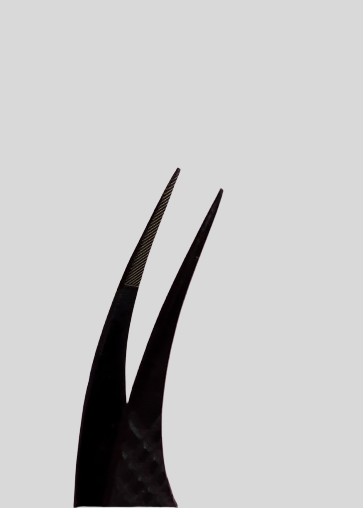 Fiber tip tweezer duo